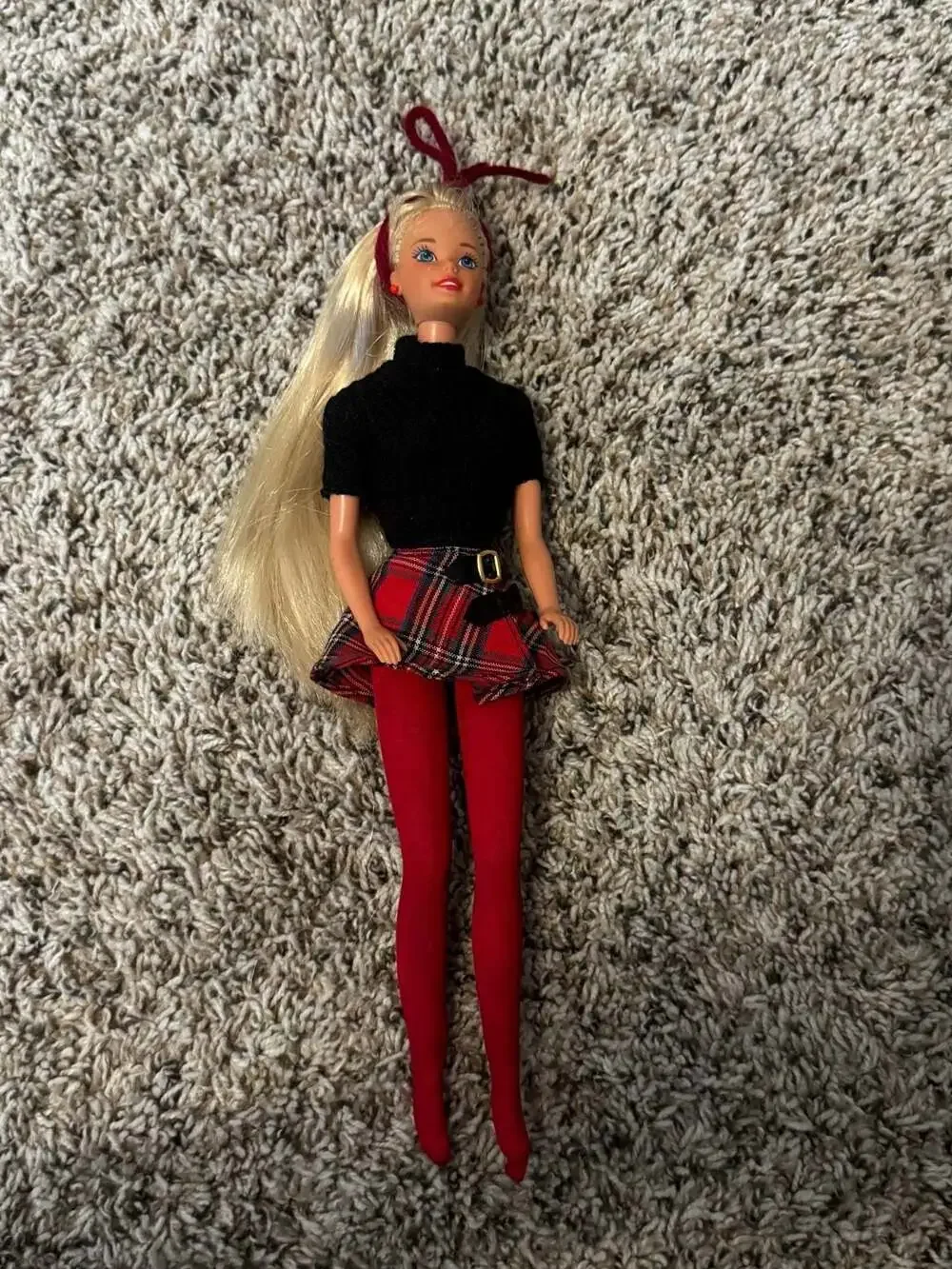1995 Mattel School Spirit Special Edition Barbie Doll with Plaid Skirt